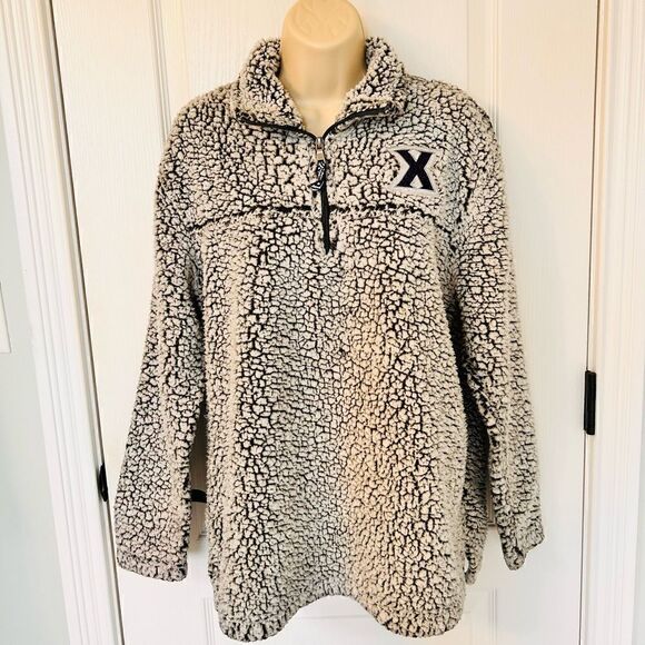 Xavier University Boxer Craft Cozy Sherpa Pullover! - Picture 1 of 4